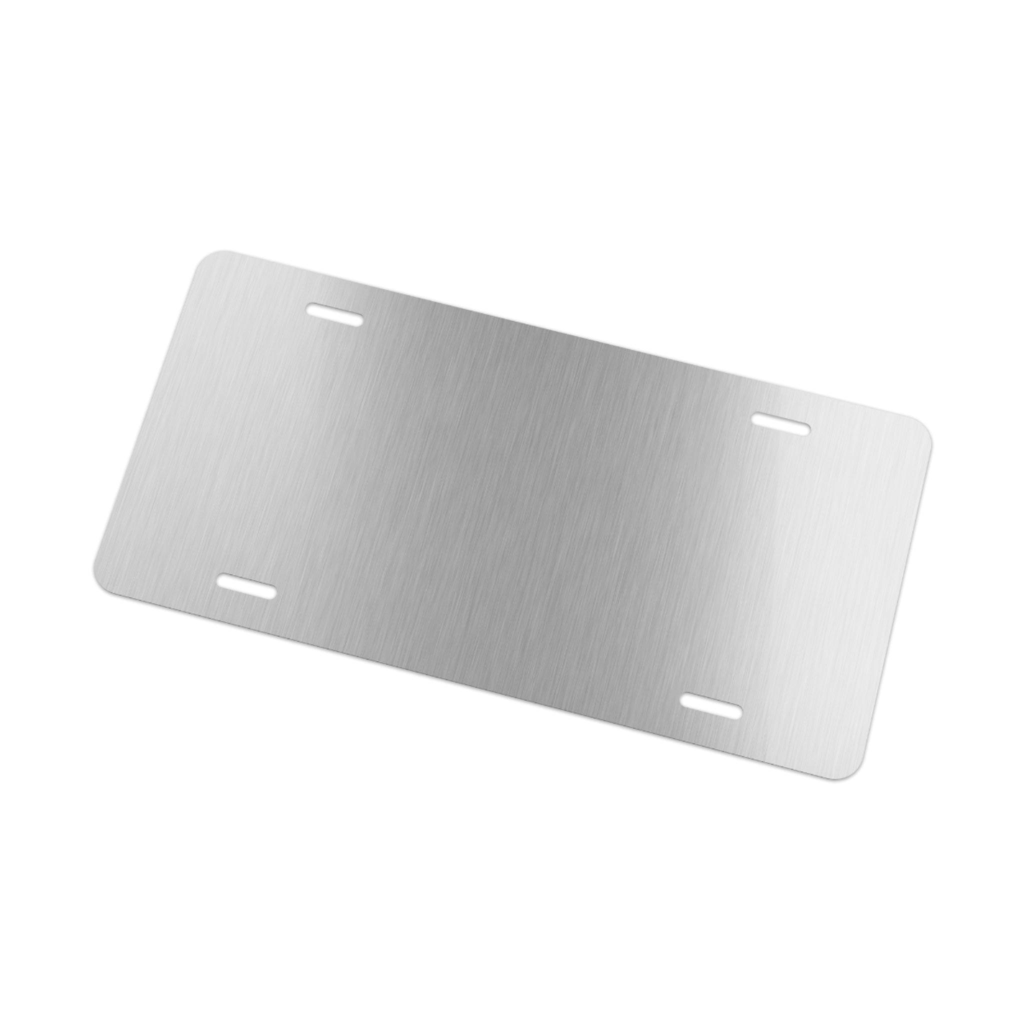 4RR Vanity Plate — Black Aluminum
